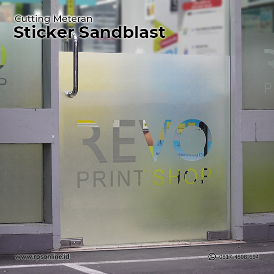 Cutting Sticker (Sandblast)