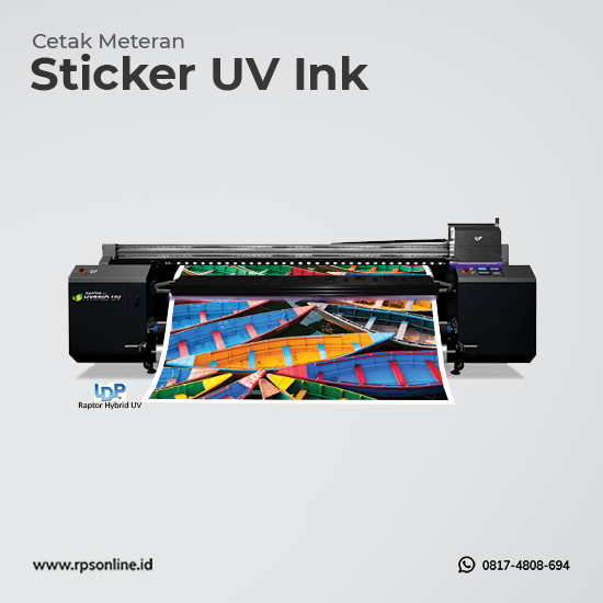 Cetak Sticker Meteran - UV Ink