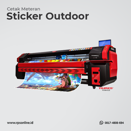 Cetak Sticker Meteran - Outdoor
