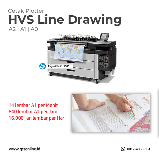 Plotter HVS Line Drawing