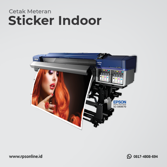Cetak Sticker Meteran - Indoor