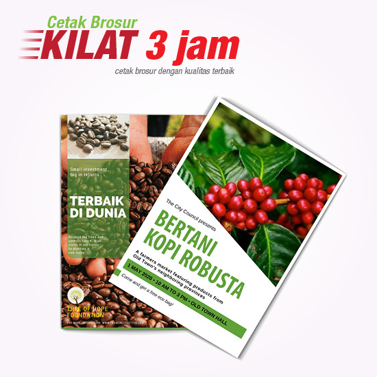 Cetak Brosur Per Rim 3 Jam