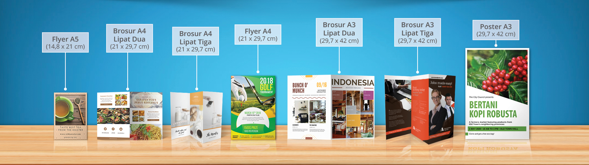 Ukuran - Brosur - Revo